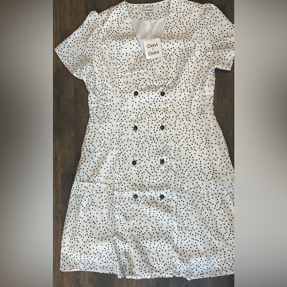 Davi & Dani Double Breast Blazer Dress - Picture 4 of 7